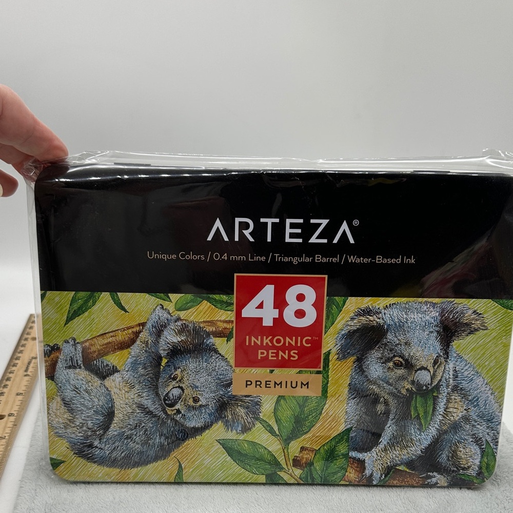 Arteza 48 Inkonic Pens Premium Professional Artist Quality Fine-Lining
